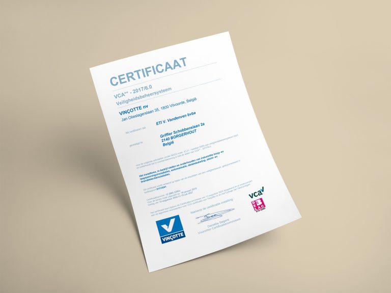 VCA** certificaat